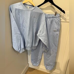 ALO - accolade Blue sweatsuit set